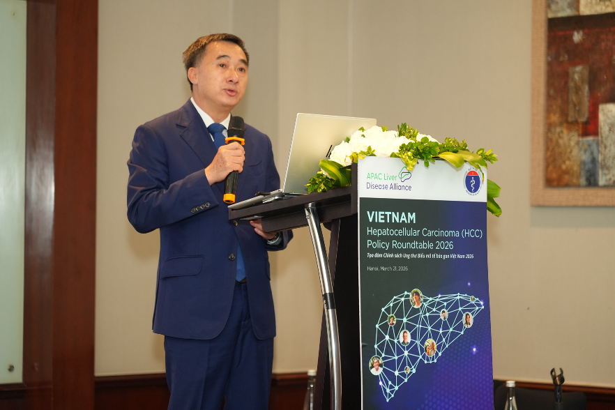 GS.TS Trần Văn Thuấn, Thứ trưởng Bộ Y tế - Chủ tịch Hội đồng Y khoa Quốc gia phát biểu.